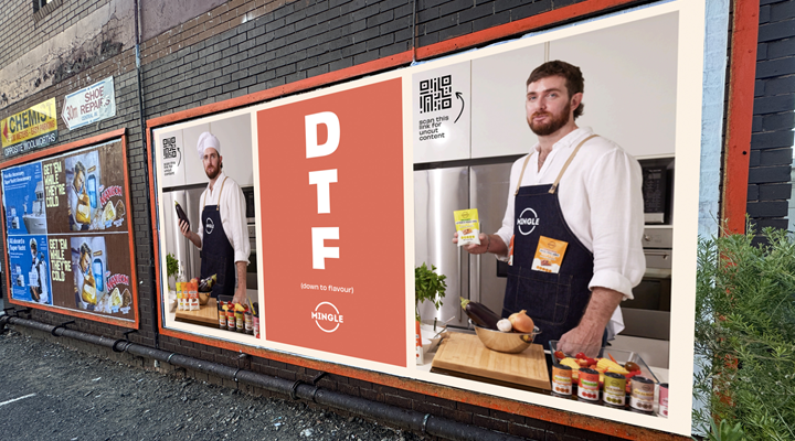 DTF Down to Flavour street poster